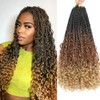Goddess Bohemian Box Braids Crochet Hair 8 Packs- 1B/30/27 24