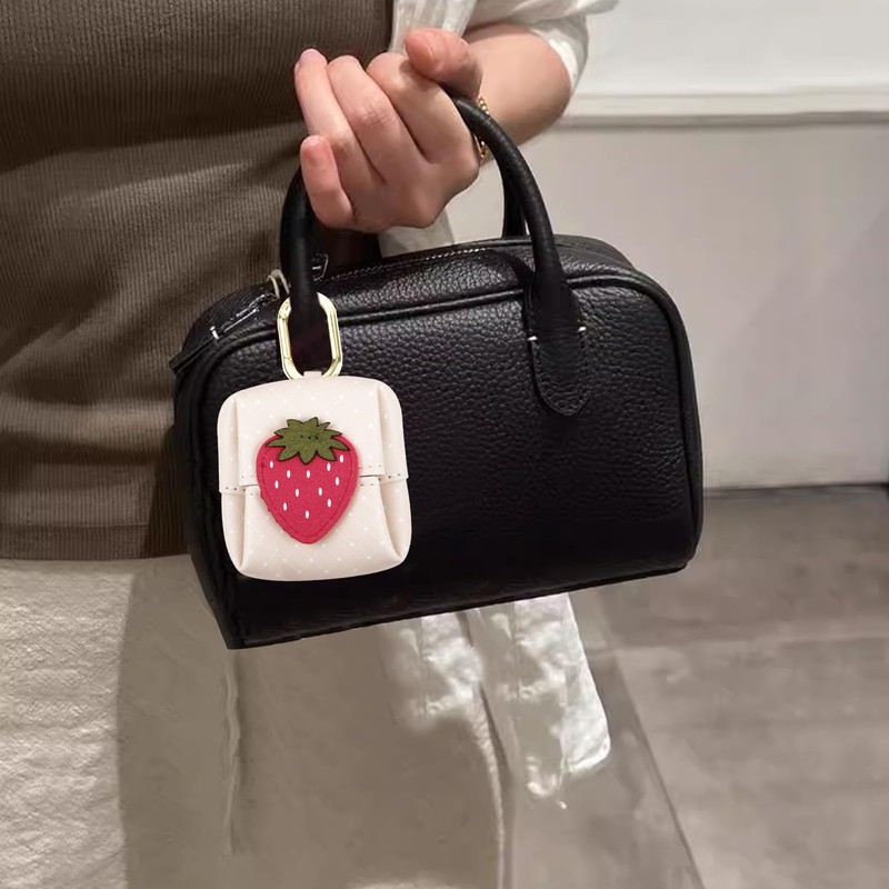 WisePoint Fruit Shaped Coin Purse, Foldable PU Leather Purse Mini