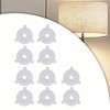 Fenteer 10 Pieces Lamp Shade Reducer Rings,Lampshade Rings Converter,Lamp Accessories,Light
