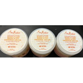 Shea Moisture 3 - Shea Moisture Coconut Custard Make It Last Wash N' Go Curl Defining Gel-Oil