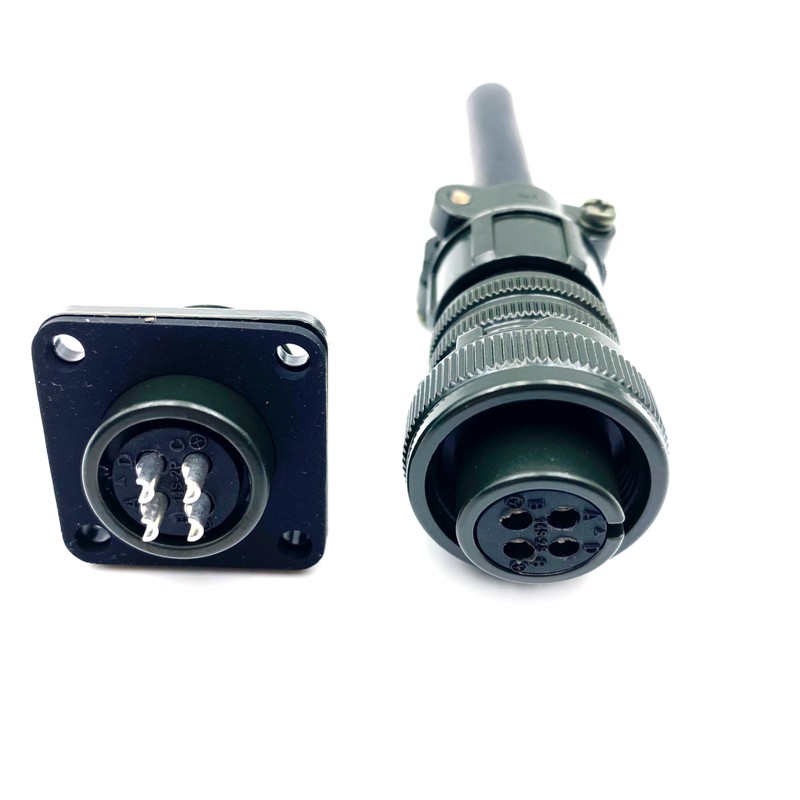 1 Set MS3106A14S-2S MS3102A14S-2P Industrial Circular Connector, MIL-DTL-5015 Series Threaded