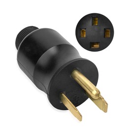 219258 Multi-Voltage Power Adapter Plug for Miller & Hobart Welder, 230 Volt MVP Electric Adaptor Plug Replacement for Welding Power Cable 6-50P, 3 Prong Plug