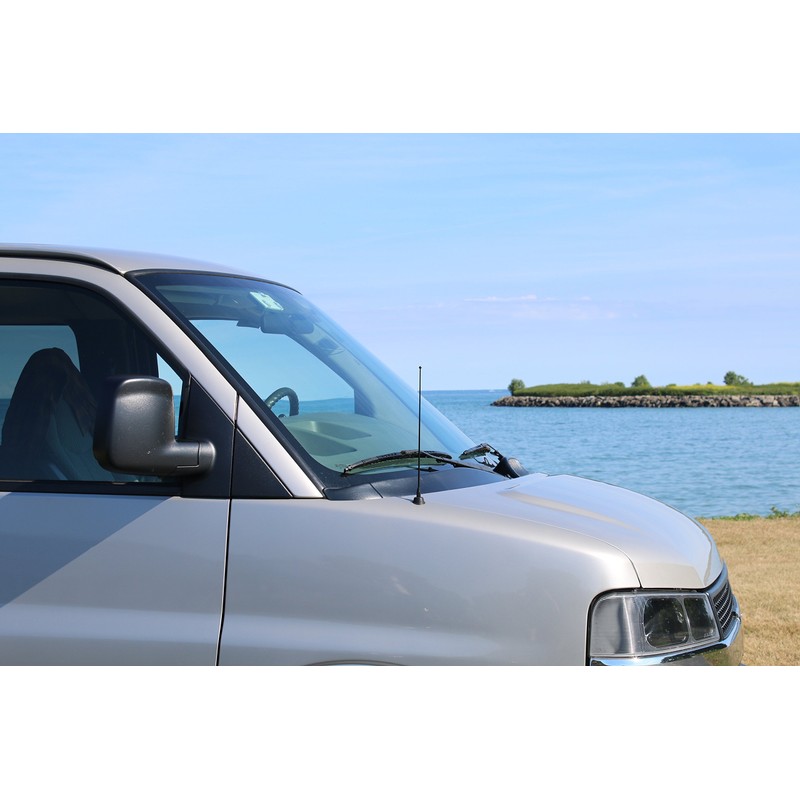 AntennaMastsRus - 12 Inch Black Short Antenna is Compatible with