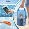 Bolsa Impermeable Seca 5L 10L，Con Funda Impermeable Para Celular，Correa Larga