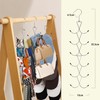 Lakymisy 12 Hanging Scarf Hanger, Multi Hanger, 360 Degree Rotation,