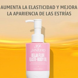 Sol de Janeiro Beija Flor Elasti-Body Oil, Aceite Corporal Hidratante para Elasticidad de la Piel, 100 ml