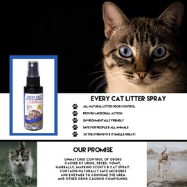 Stink Free Cat Litter Odor Seal Bag - Smell Proof Kitty Litter Bags. 12 Packs of 21 Waste Remover Bags for Poop and Urine. Cleaning Supplies for Your Litter Box & Free 2 oz. of Every Cat Litter Spray