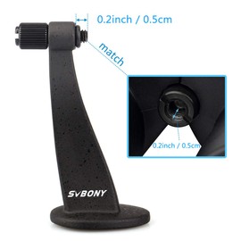 Svbony SV111 Binoculars Tripod Adapter, Universal Metal Mounting Bracket with Non-Slip Base and 1/4 Inch Screw Hole for Connecting Binoculars for Bird Watching