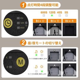 MEIKEE Sensor Light, Outdoor, Motion Sensor, Security Light, 20W, Waterproof, Floodlight, 6,500K, 2000 Lumens, Daylight White, Ultra Bright, Parking Lot, Entrance Light, Warehouse, Indoor, Town,