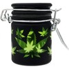 Airtight Glass Herb Mini Stash Jar with Clamping Lid in
