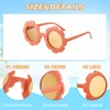 letcdfer Children's sunglasses, cute sunflower glasses, round sunglasses, cute flower