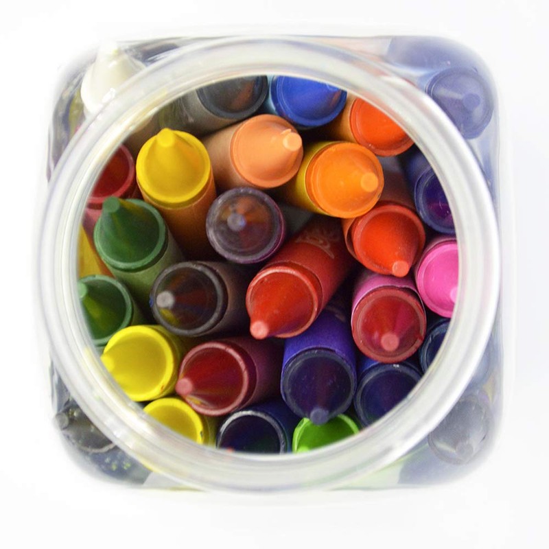 Pelikan 50700028 Crayones Jumbo Redondos Bote con 28 pzs, Multicolor