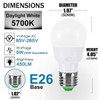 ILC RGB LED Light Bulb, Color Changing 40W Equivalent, Daylight