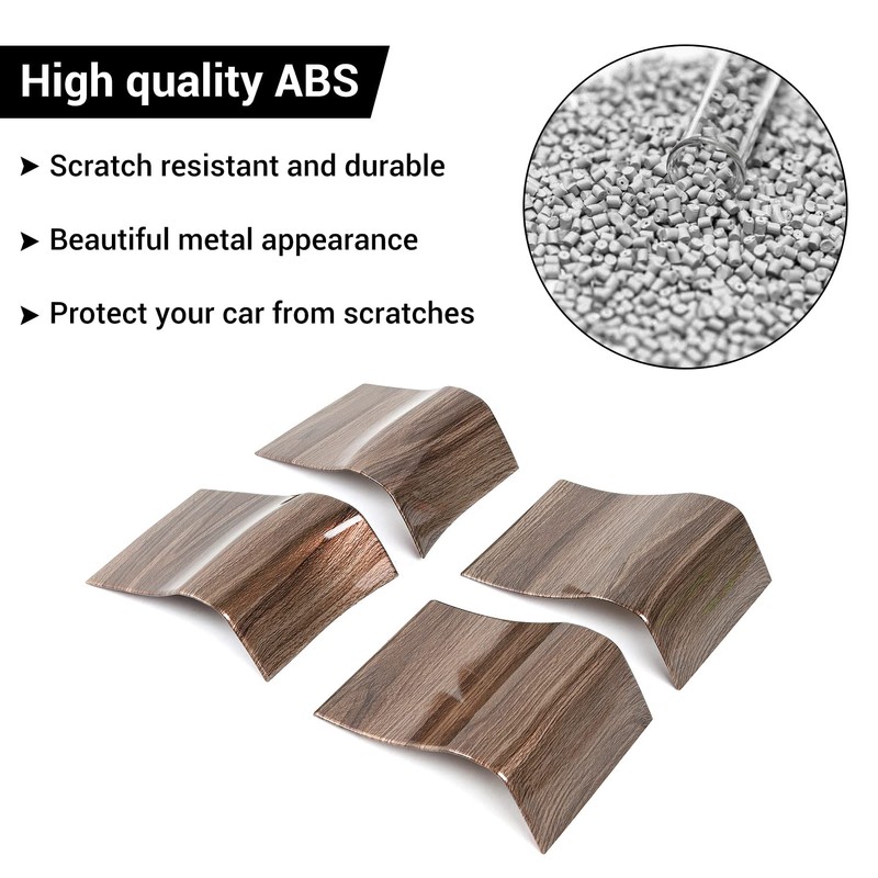 Hoolcar Interior Door Handle Panel Trim ABS Cover Accessories for