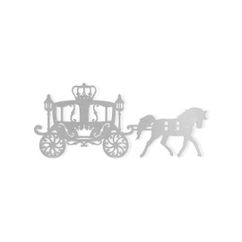 Jess and Jessica Metal Wall Art Metal Horse Drawn Carriage, Vintage Cutout- Wall Art, Wall Decor, Home Decor, Wall Hanging, Unfinished Ready to Paint