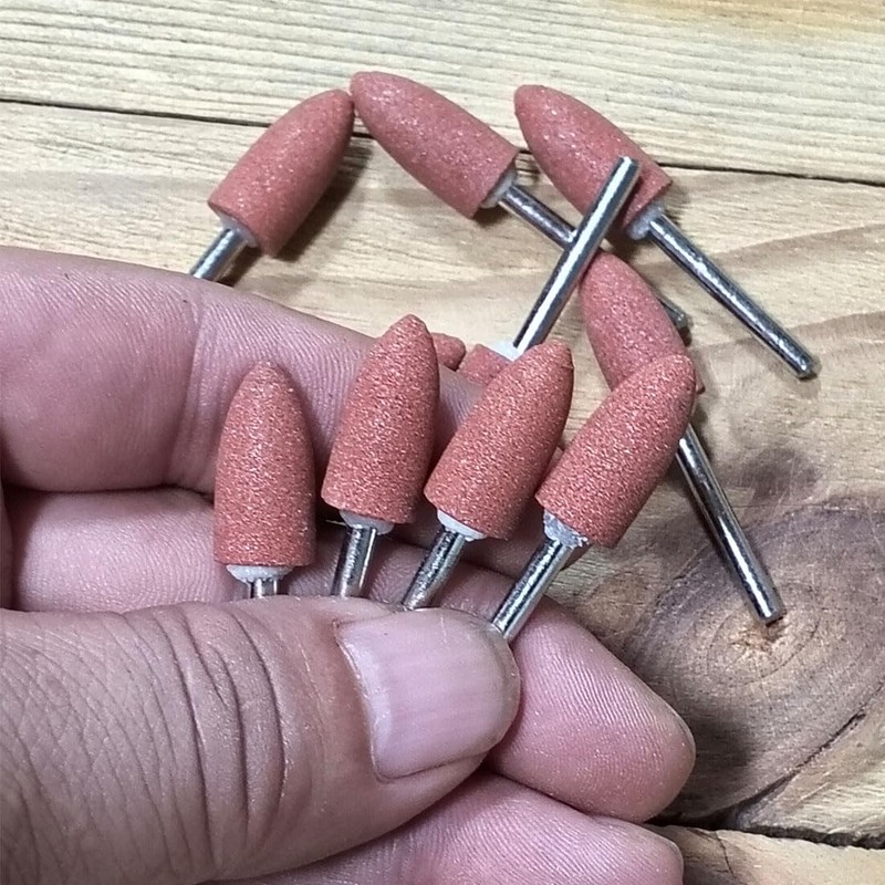 18Pcs Bullet Shape Abrasive Mounted Stone Grinding Tool for Dremel