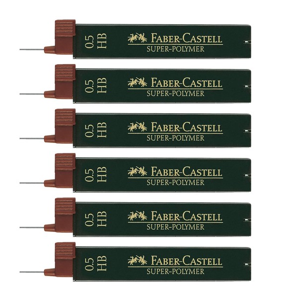 Faber-Castell 205040 Super Polymer Pencil Leads Set of 6 with