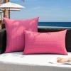 Kevin Textile Outdoor Waterproof Throw Pillow Covers Pack of 2