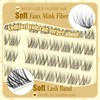 Natural Lash Clusters Kit 8-12MM Short Cluster Eyelash Extensions Kit
