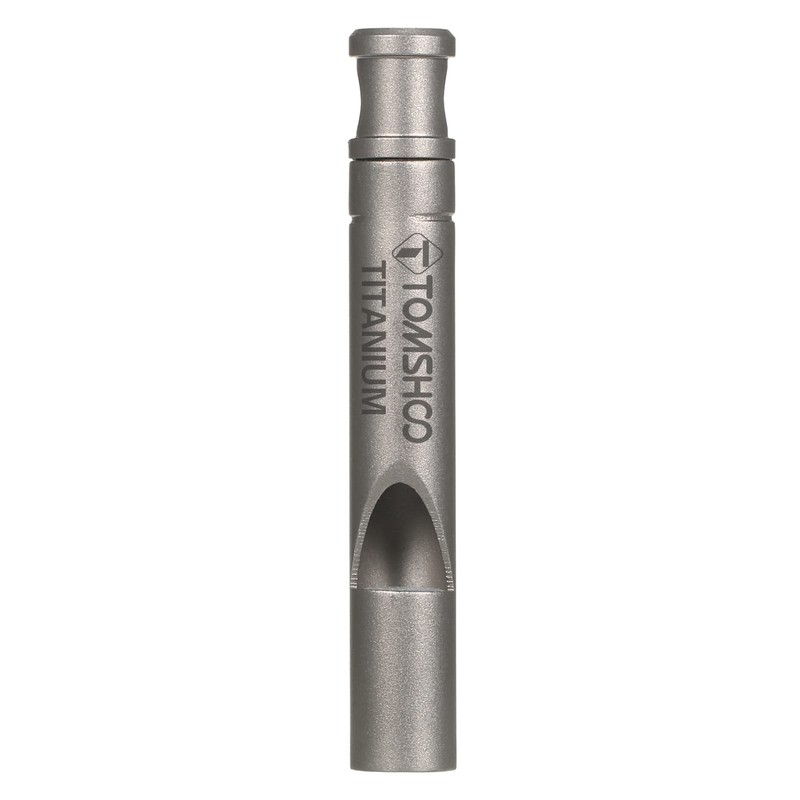 Light Titanium Emergency Whistle with Cord Outdoor Survival Camping Hiking