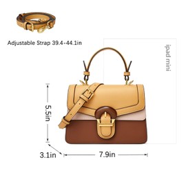 Women's Small Top Handle Handbags - Fashion Designer Mini Purse with Leather Strap Cute Tiny Clutch Crossbody Bag（Green）