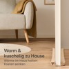 Praknu Draught Excluder for Doors 70-100 cm Washable Fabric -