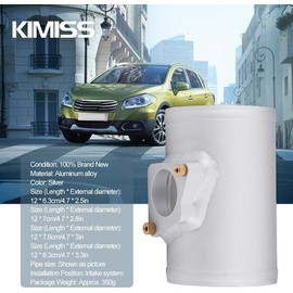 KIMISS Air Meter Sensor MAF Sensor Mount, Air Mass Sensors 63 70 76 83mm (Outer diameter70MM)