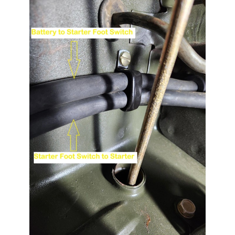 M151 M151A1 M151A2 MUTT - Positive & Neg Battery Cable