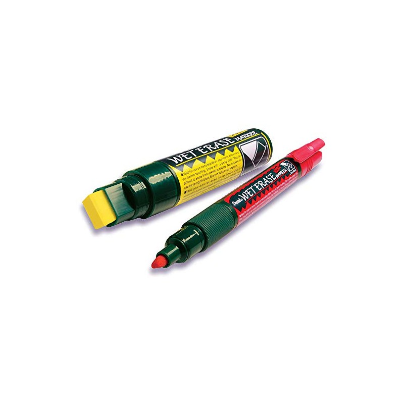 Pentel Wet Erase Jumbo Chalk Marker - BLACK