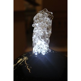 Arnusa Source Stone Lighting Fountain Lighting LED + Power Supply Pond Lighting (Cold White) 5 Metre Cable 1/2 Inch and 3/4 Inch with Foam Seal LED Ring