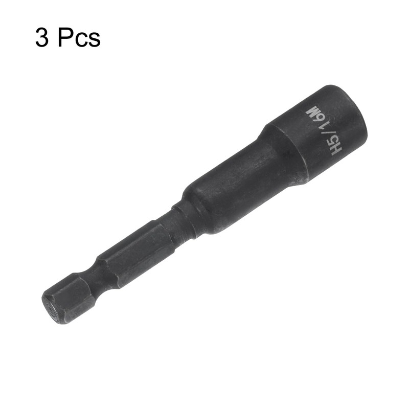 HARFINGTON 3Pcs Magnetic Nut Driver 5/16" x 1/4" Quick Change