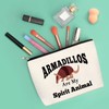 Funny Armadillo Gift for Women Cosmetic Bag Animal Lover Present