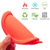 LUVCOSY 2 Cup Silicone Replacement Lids Storage Cover for Pyrex
