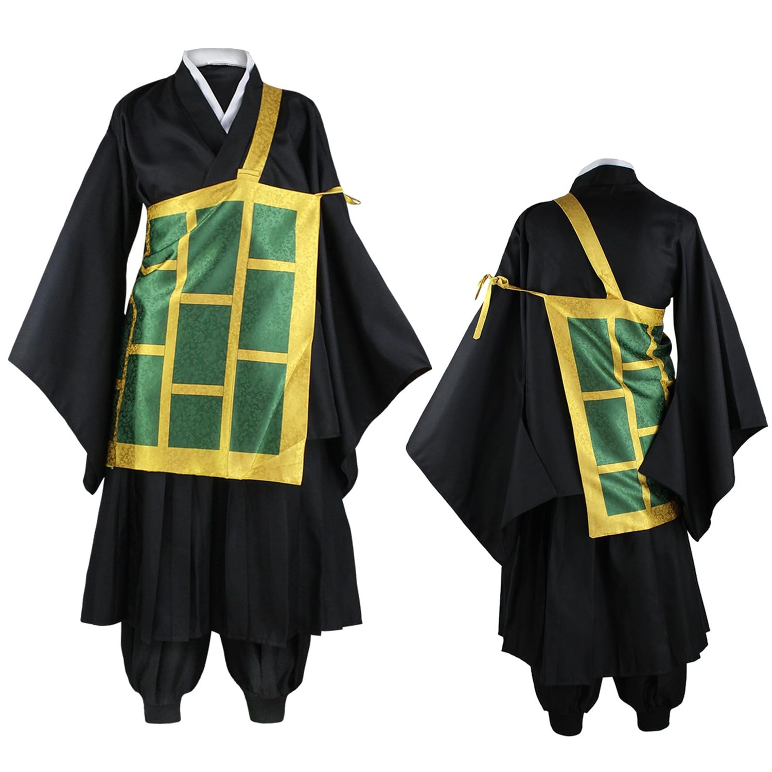 UPUPCOS Geto Suguru Costume Anime Cosplay Kimono Sets Black Robe Full ...