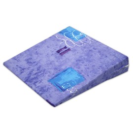 Theraline Sitzkeilkissen orthopädisch für Bürostuhl aus hochwertigem Schaumstoff, ergonomischer Sitzkeil für Auto, Keilkissen Stuhl mit abnehmbarem Bezug, Mala, 100% Baumwolle, waschbar bei 60°C