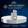 Shower Head With Handheld Combo, 6 Inch High Pressure Rainfall