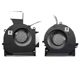BestParts New CPU+GPU Cooling Fan Replacement for HP OMEN 16-b 16-c Laptop (Only fits RTX3060 RTX3070 Series), P/N: M75487-001 M75488-001 TPN-Q265 TPN-Q267 (Only fits 12V Fan