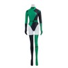 CosplayDiy Women's Shego Cosplay costume Super Villains Shego Bodysuit Jumpsuit