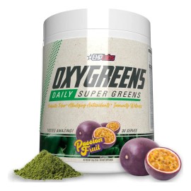 Ehp Labs Oxygreens Daily Greens Forest Berries 30servs Sabor Passion Fruit