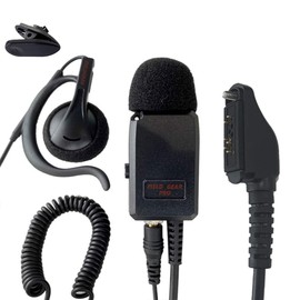 ICOM Compatible Income Earphone Microphone, Special Plug Type, For Work, For Field Use, PRO Specifications, On-Ear, Digital Simplified Radio, Compatible with Registration Offices, IC-DPR5, IC-DPR6,