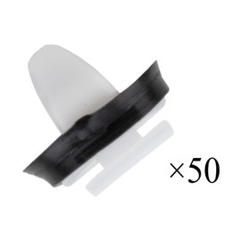 MangWany 50pcs Car Door Trim Clips Bracket Kit Outer Side Strip Bumper Strip for F-i-a-t Ducato NOV30 856543 71728806