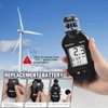 WapoRich Mini Wind Gauge, 360° Cup Anemometer Handheld Wind Gauge