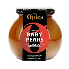 Opies Fruits with Alcohol (Opies Baby Pears In Amaretto 420gm, 6)