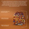 Seven Chakra Crystal Tree Khajuri Handmade Crystal Bonsai Tree for