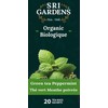 Sri Gardens Tea Green Tea Peppermint Tea Bags, 20 count