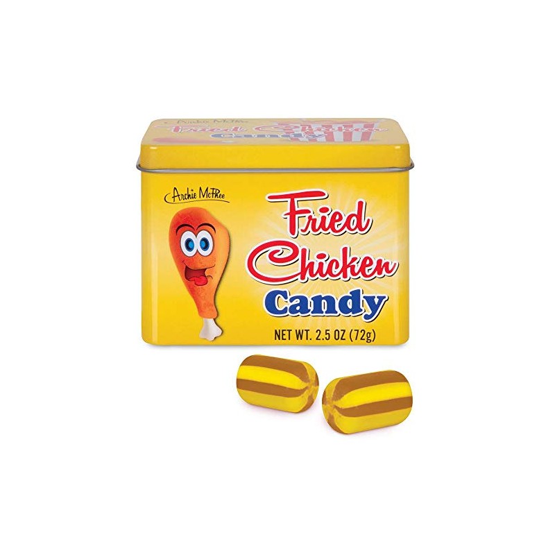Fried Chicken Flavored Candy - In Collectible Tin!