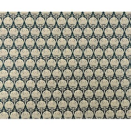 Melody Jane Dolls House Art Nouveau Green Fanned Shell Miniature Print 1:12 Wallpaper