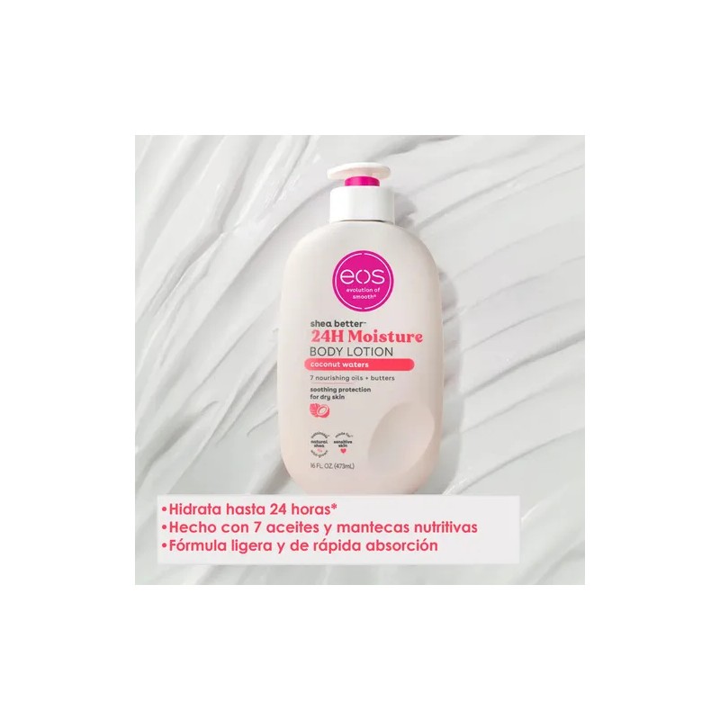 Eos Shea Better Crema Corporal Coconut Waters - Coco 473ml