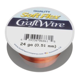 Soft Flex 24 Gauge Craft Wire 18 Meters - Tarnish Resistant Jewelry Wrapping Wire