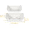 HECASA 2 Pcs 5304512718 Universal White Storage Basket for Frigidaire
